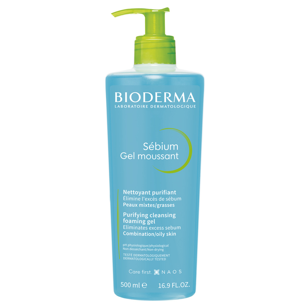 Bioderma Sebium Gel Moussant Detergente Pelle Grassa 500 ml